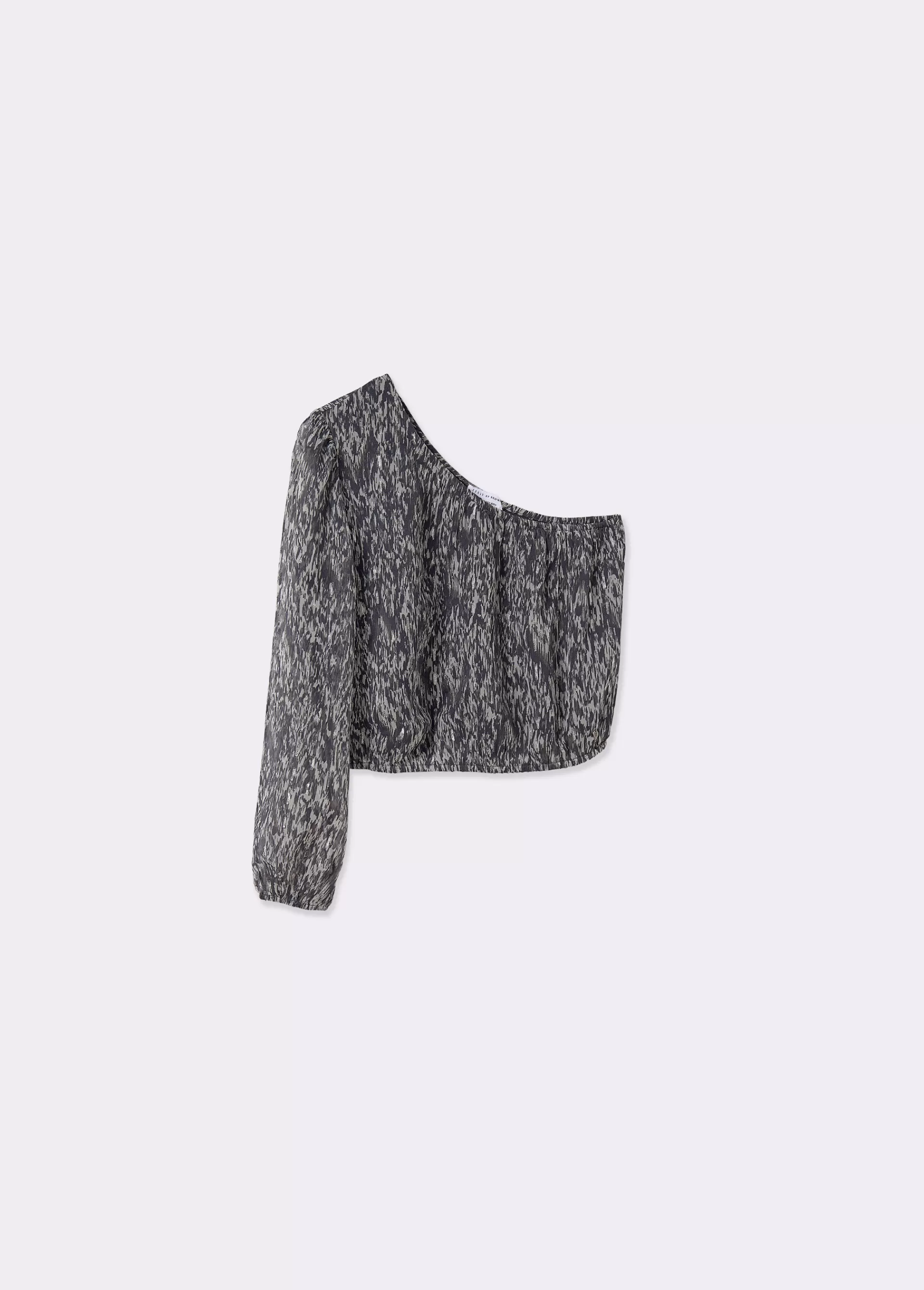 blusa_asimtrica_brillo_estampada_4.webp Brownie Blusa asimétrica brillo estampada