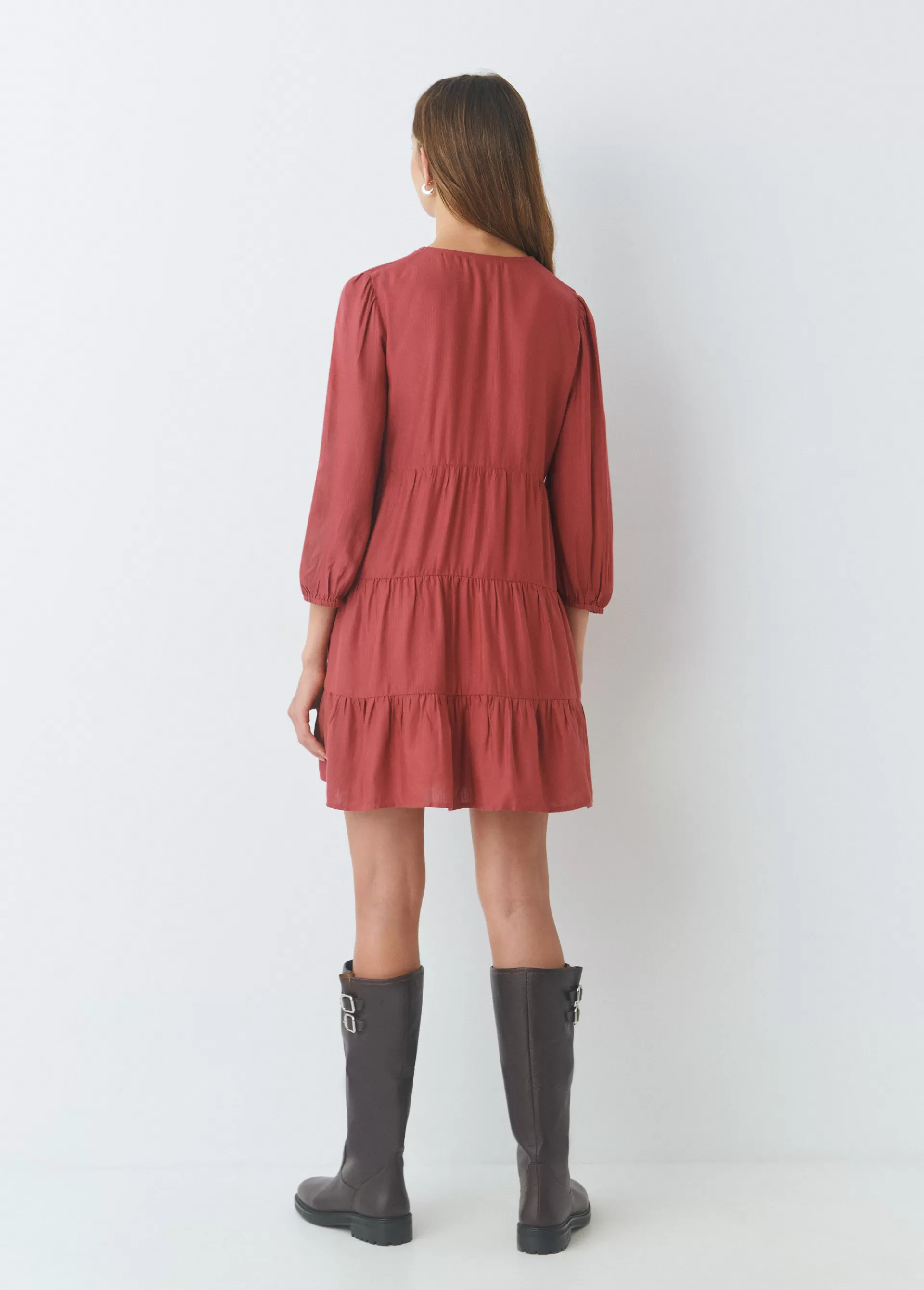 vestido_corto_liso_3.webp Brownie Vestido corto liso